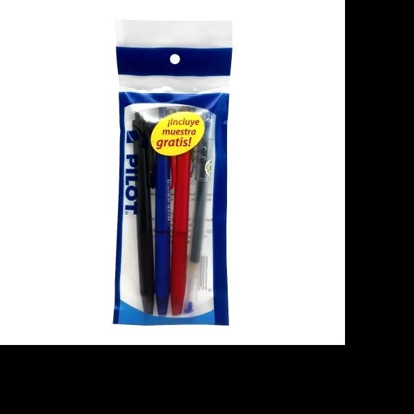 BOLIGRAFO BP-1RT PILOT P.M BOLSA C31 VCOL.SURT. E648